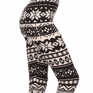 Women's Full-length Snowflake Leggings